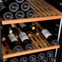 Black Wifi Cellar Fridge 204 Bottles Single Temperature