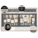 Dispenser for 8 (4+4) Single and Double Temperature Bottles - Back counter