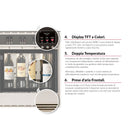 Dispenser 8 (4+4) Single and Double Temperature Bottles - Self