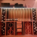 Voorstel Wandmodule Hout - 440 flessen