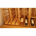 Houten module wand - 288 flessen