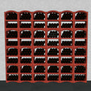 Set mit 24 Standard-PB-Flaschenhaltern für 456 Flaschen