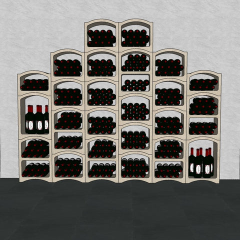 Sostenedor de botella de techo abovedado 344 plazas para botellas