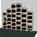 Portabottiglie soffitto a volta 344 posti bottiglia