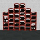 Portabottiglie soffitto a volta 344 posti bottiglia