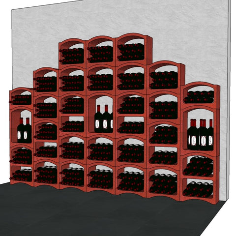 Sostenedor de botella de techo abovedado 415 plazas para botellas