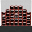 Portabottiglie soffitto a volta 415 posti bottiglia