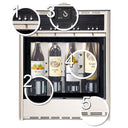 4 Bottle Retro Counter Dispenser