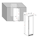 Built-in Cellar Fridge FG 109 Bottles Dual Temperature