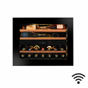 Wijnkoelkast Inbouw Kolommodel Met Wifi 29 flessen Dubbele Temperatuur - Push Pull Opening