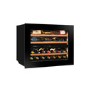 Wijnkoelkast Inbouw Kolommodel Met Wifi 29 flessen Dubbele Temperatuur - Push Pull Opening