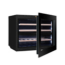 Wijnkoelkast Inbouw Kolommodel Met Wifi 29 flessen Dubbele Temperatuur - Push Pull Opening
