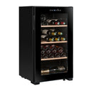 Wijnkoelkast 36 flessen Zwart Enkele Temperatuur