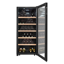 Cellar Fridge 121 Bottles Black Single Temperature