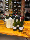 Vintage Oval White champagne glass