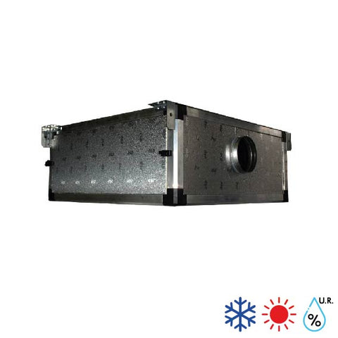 EVG/V - Clima Split con Evaporador Conducto de Techo - Refrigeración + Calefacción + Humidificación - de 30 a 230 m3