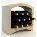 Bloc Cellier Medium Bottle Rack White Stone