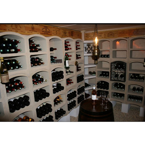 Bloc Cellier Small White Stone Bottle Rack