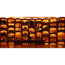 Bloc Cellier Small Bottle Rack Red Stone