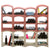 Bloc Cellier Small Bottle Rack Red Stone
