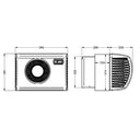 C25 - Clima Monoblocco recessed wall - Cooling up to 25 m3