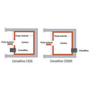 C50/S - Clima Monoblocco recessed wall - Cooling + Heating up to 50 m3