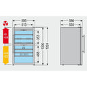 Cellar Fridge 59 bottles Double Temperature