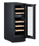 Built-in refrigerator Cantina 18 bottles Black Double Temperature