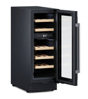 Built-in refrigerator Cantina 18 bottles Black Inox Double Temperature