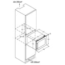 Cellar Fridge Built-in Column 28 bottles Single Temperature