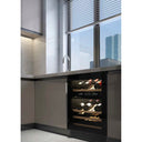 Built-in refrigerator 9 bottles Black Single Temperature