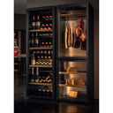 Black Wine Cellar Fridge + Cold Cuts and Cheeses - 3 Temperatures