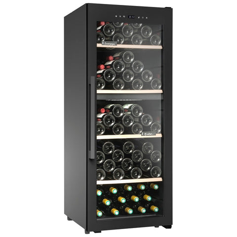Réfrigérateur Cave à Vin Noir Double Température 110 Bouteilles