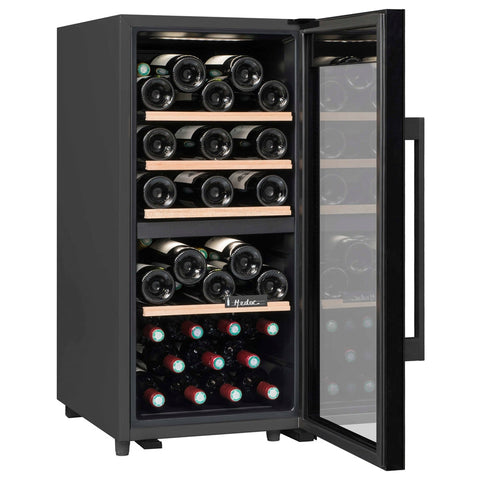 Schwarzweinkeller-Kühlschrank mit doppelter Temperatur, 41 Flaschen