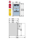 Cantinetta Frigo 38 bottiglie doppia temperatura