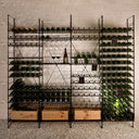 Cellar 4 Columns Bottle Rack in Steel - 320 bottles