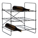 Portabottiglie in Metallo Appoggio a Pavimento