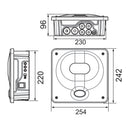 EVPL/V - Split Climate with Ceiling Evaporator - Cooling + Heating + Humidification - from 30 to 230 m3