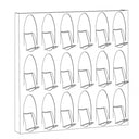 Weinregale Flaschenhalter aus Metall – geätztes Finish