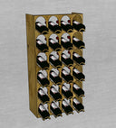 F24 A - Metal bottle rack