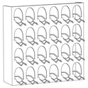 F24 B - Portabottiglie in Metallo - Finitura Acidata