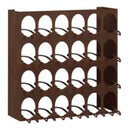 F24 B - Portabottiglie in Metallo - Finitura Acidata