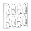 F8 Metal bottle rack