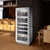 Inox Maxi Kühlschrank - Einzel- oder Multitemperatur - bis zu 162 Fl.