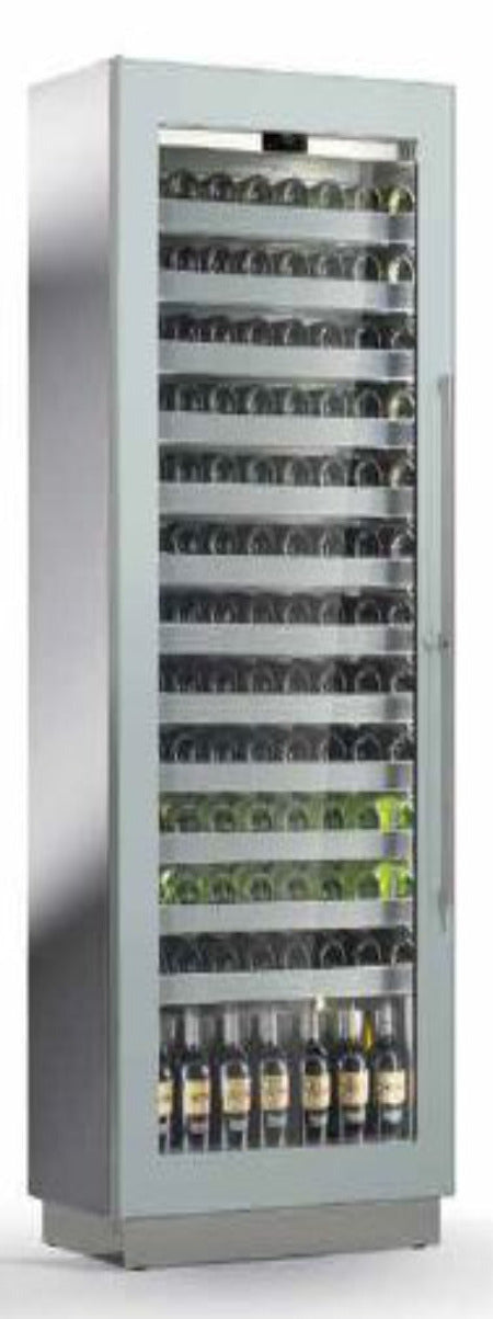 Mittlerer Inox-Kühlschrank - Einzel- oder Multitemperatur - bis zu 108 Flaschen.