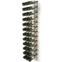 Front Wall 12x3 Bottle Rack in Steel