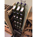 Front Wall 4x3 Bottle Rack in Steel