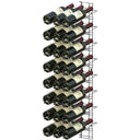 Front Wall 8x3 Bottle Rack in Steel