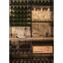 Full Cellar 160 Portabottiglie in Acciaio