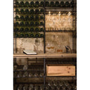 Full Cellar 640 Portabottiglie in Acciaio